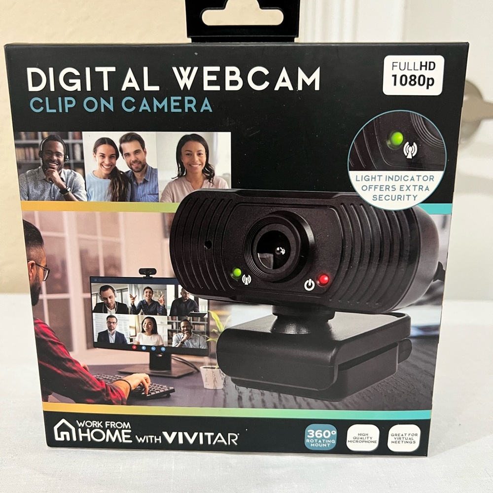 New in Box: Vivitar Digital Webcam with Clip